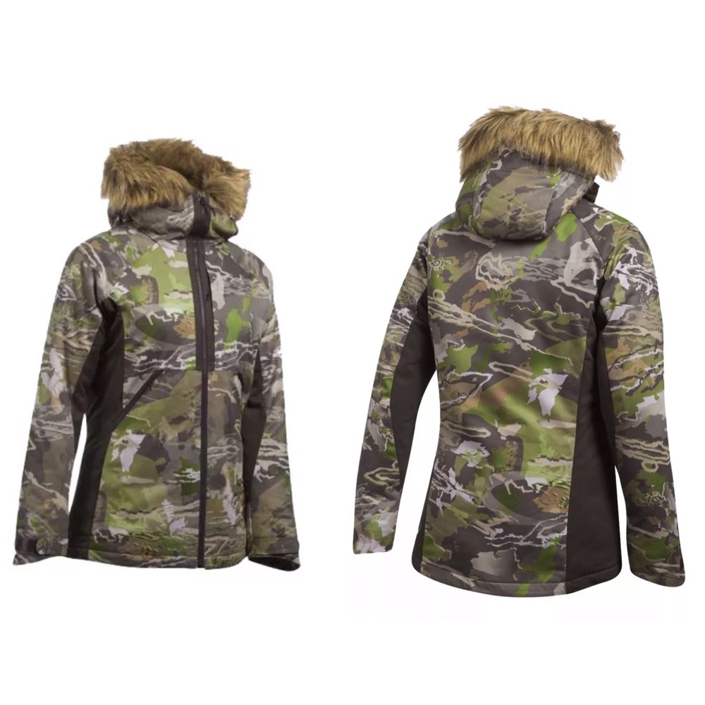 NWT UA Women’s Siberian Winter Hunting Jacket Camo